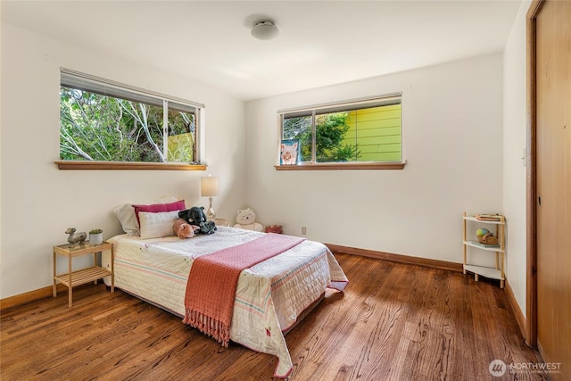 2842 NW 67th St, Seattle, WA 98117 - bedroom with wood finished floors and baseboards