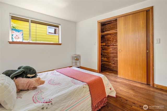 2842 NW 67th St, Seattle, WA 98117 - bedroom featuring wood finished floors and baseboards