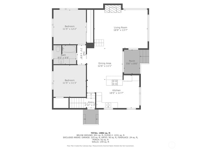 2842 NW 67th St, Seattle, WA 98117 - view of room layout