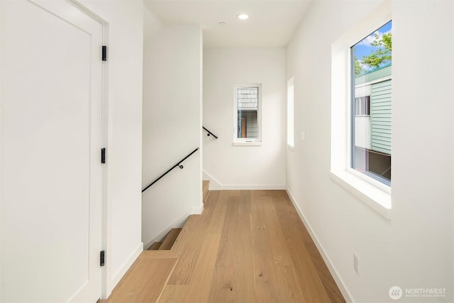1244 15th Ave E Unit 9, Seattle, WA 98112 - corridor with light wood finished floors and recessed lighting