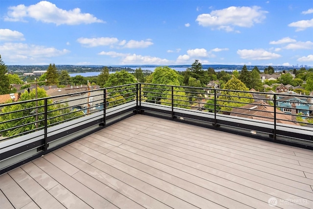 1244 15th Ave E Unit 9, Seattle, WA 98112 - wooden terrace featuring a water view