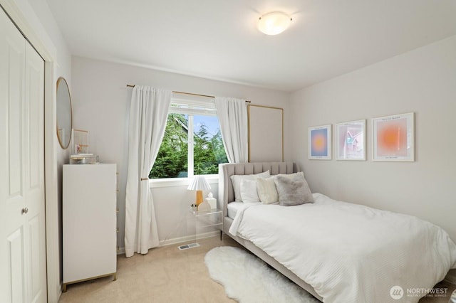 8829 138th Ct SE, Newcastle, WA 98059 - bedroom featuring light colored carpet and a closet