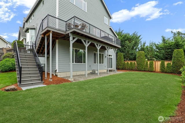 8829 138th Ct SE, Newcastle, WA 98059 - view of front of house featuring stairway and a deck