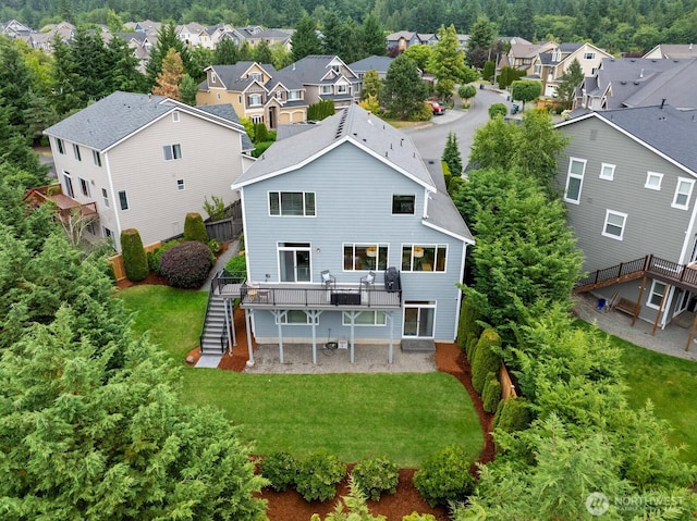 8829 138th Ct SE, Newcastle, WA 98059 - aerial perspective of suburban area
