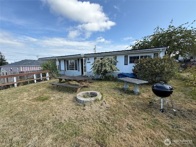 1309 29th St, Anacortes, WA 98221 - view of front of property with an outdoor fire pit