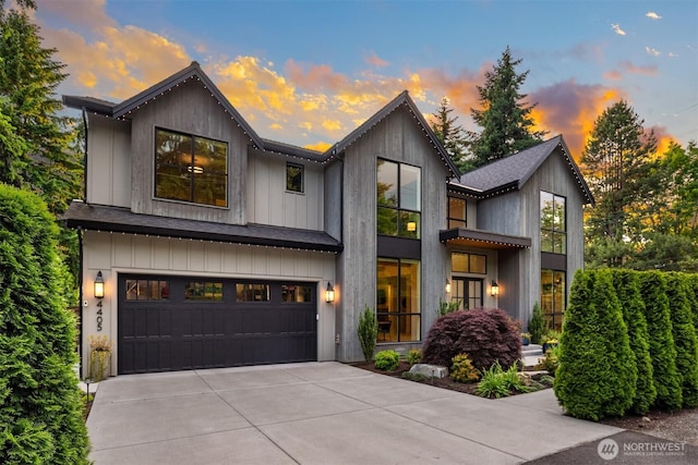 4405 88th Ave SE, Mercer Island, WA 98040 - view of front facade featuring concrete driveway and a garage