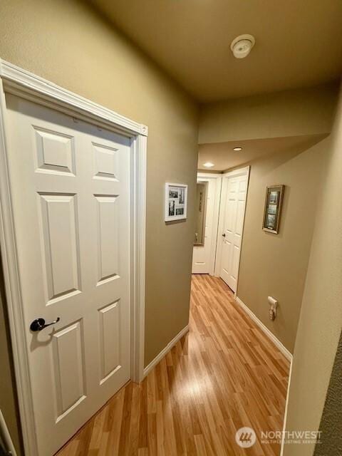 2103 Tacoma Ct, Tacoma, WA 98405 - hallway featuring light wood finished floors and recessed lighting