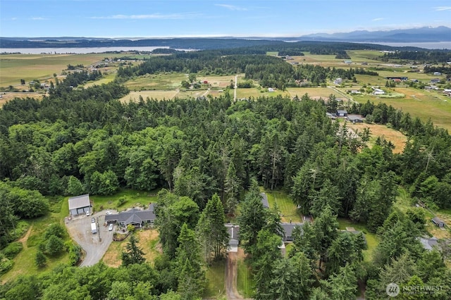 2253 Wellman Pl, Oak Harbor, WA 98277 - aerial view of property's location with a mountain backdrop