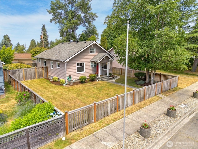 5111 N 39th St, Tacoma, WA 98407 - bungalow-style home with roof with shingles and a fenced backyard