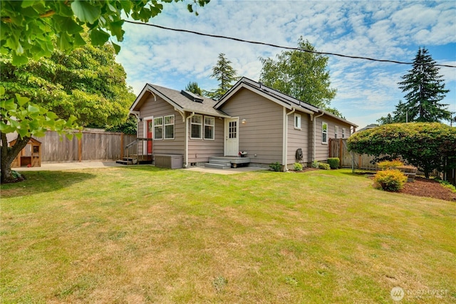 5111 N 39th St, Tacoma, WA 98407 - back of house with a fenced backyard