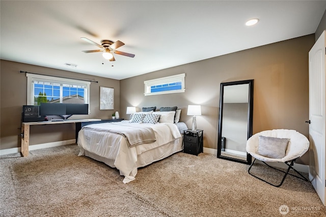 406 Harrison Ln, Nooksack, WA 98276 - bedroom featuring carpet floors and a ceiling fan