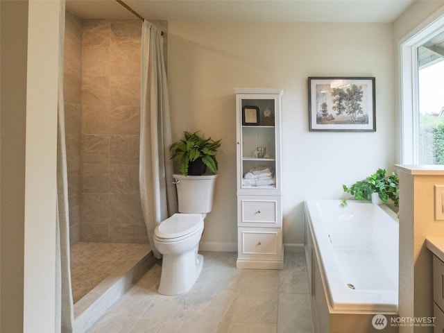 4546 193rd Pl SE, Issaquah, WA 98027 - full bath with a bath, a tile shower, and vanity