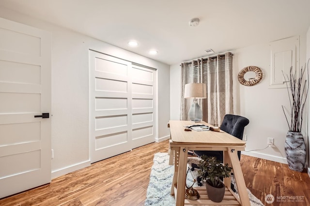 11446 Ohde Ave, Kirkland, WA 98033 - office space with wood finished floors and recessed lighting