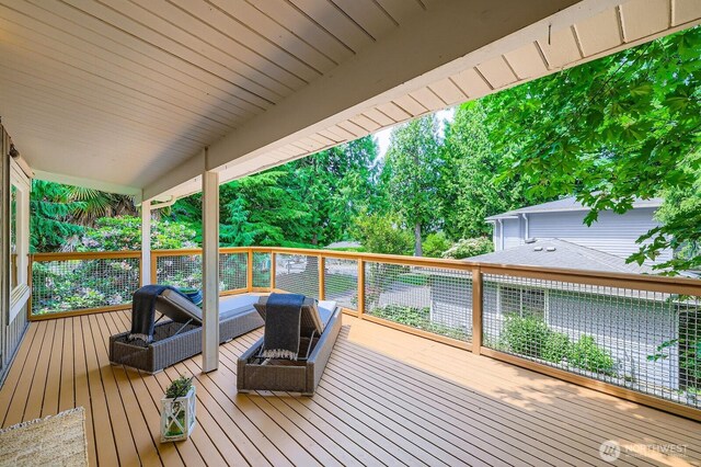 11446 Ohde Ave, Kirkland, WA 98033 - view of wooden terrace