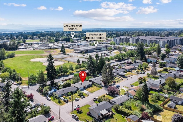7611 Easy St, Everett, WA 98203 - aerial view