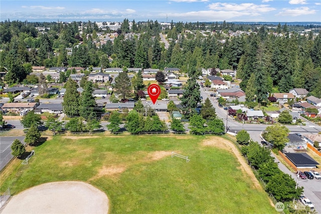 7611 Easy St, Everett, WA 98203 - aerial overview of property's location featuring nearby suburban area