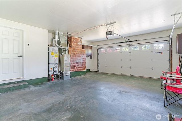 7611 Easy St, Everett, WA 98203 - garage with secured water heater and a garage door opener