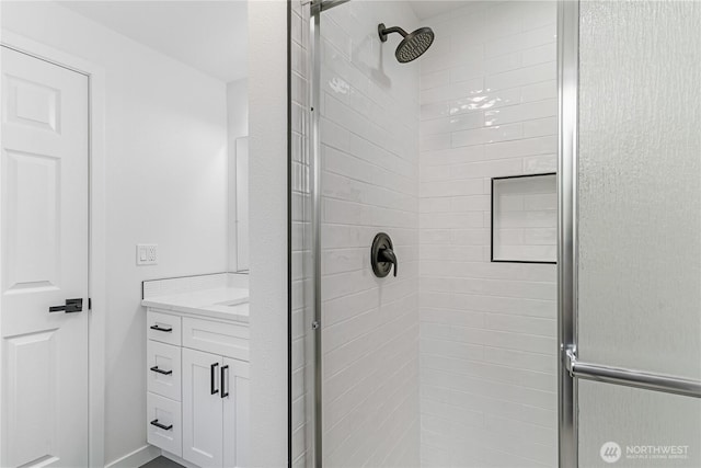 7611 Easy St, Everett, WA 98203 - full bath with a shower stall and vanity