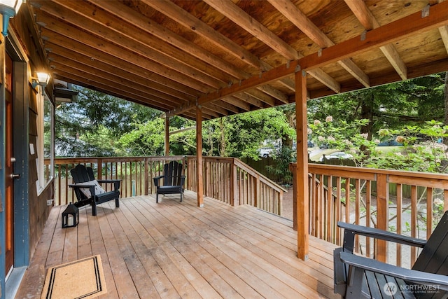 15516 10th Ave NE, Shoreline, WA 98155 - view of wooden deck