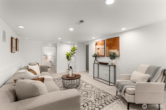15516 10th Ave NE, Shoreline, WA 98155 - living room with recessed lighting and light carpet