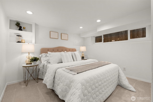 15516 10th Ave NE, Shoreline, WA 98155 - carpeted bedroom with recessed lighting