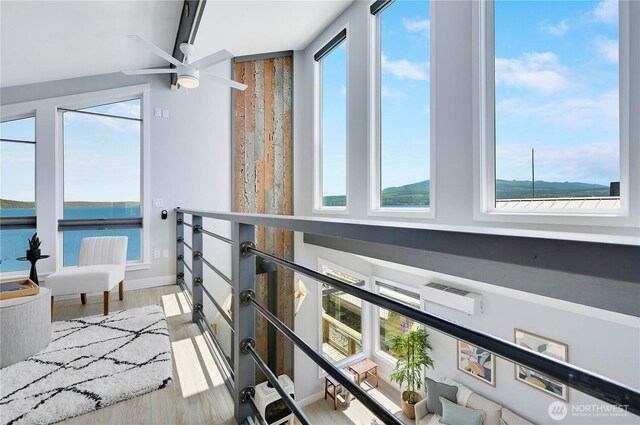 950 Beckett Point Rd, Port Townsend, WA 98368 - balcony featuring a wall unit AC and a water view