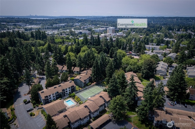 12617 NE 130th Way Unit E303, Kirkland, WA 98034 - aerial view of property and surrounding area