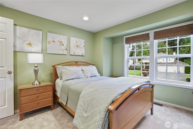 2601 59th St SW, Everett, WA 98203 - carpeted bedroom featuring baseboards and recessed lighting