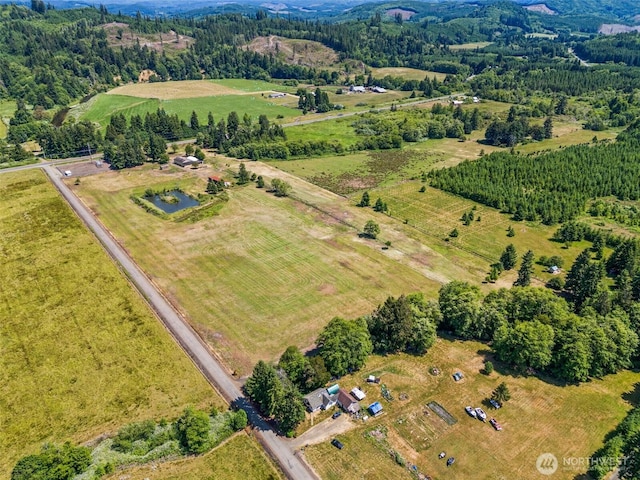 1608 State Route 6, Raymond, WA 98577 - aerial view of sparsely populated area