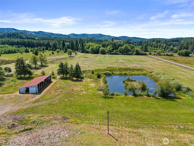 1608 State Route 6, Raymond, WA 98577 - view of rural area featuring a water and mountain view