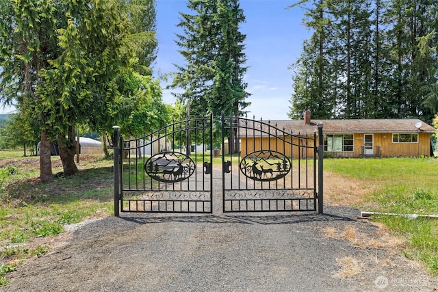 1608 State Route 6, Raymond, WA 98577 - view of gate