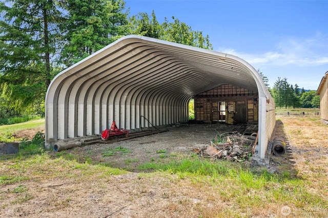 1608 State Route 6, Raymond, WA 98577 - view of vehicle parking featuring a detached carport and driveway