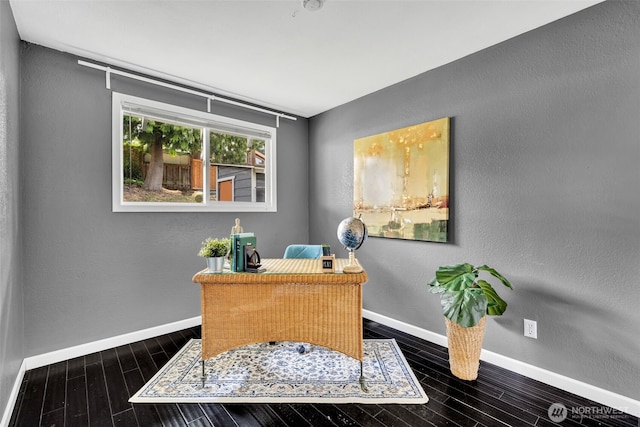 16318 128th Pl SE, Renton, WA 98058 - home office featuring baseboards and wood finished floors