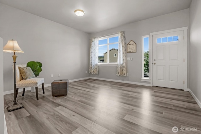 803 Loves Hill Dr, Sultan, WA 98294 - entryway with wood finished floors and baseboards