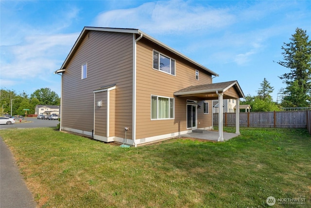 803 Loves Hill Dr, Sultan, WA 98294 - back of property with a patio and crawl space