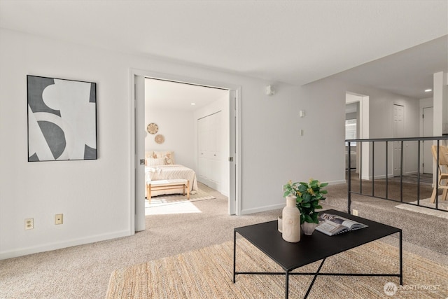 9484 Redmond-Woodinville Rd NE Unit C-205, Redmond, WA 98052 - living area with carpet flooring and baseboards
