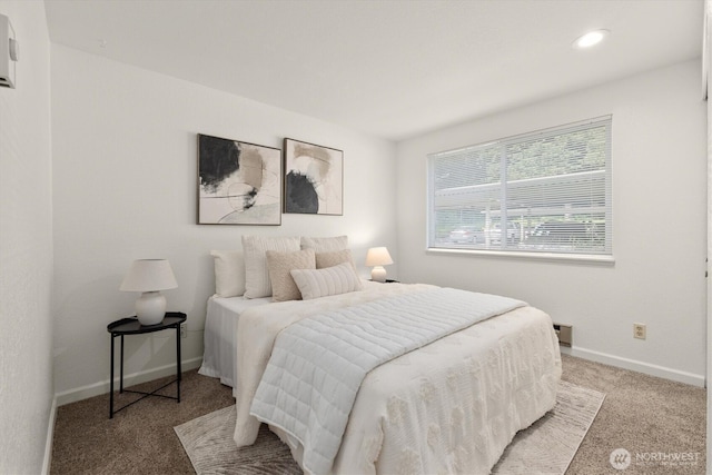 9484 Redmond-Woodinville Rd NE Unit C-205, Redmond, WA 98052 - carpeted bedroom with baseboards and recessed lighting