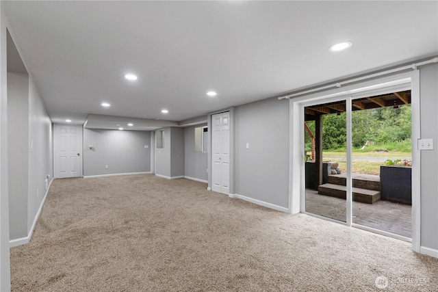 29319 132nd Ave E, Graham, WA 98338 - basement with carpet and recessed lighting
