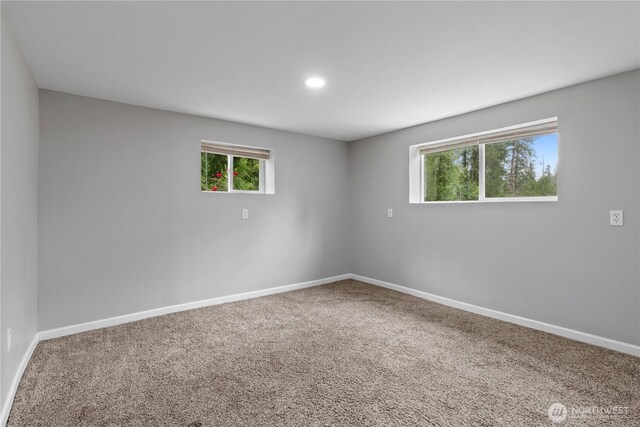 29319 132nd Ave E, Graham, WA 98338 - spare room with healthy amount of natural light, carpet, and recessed lighting