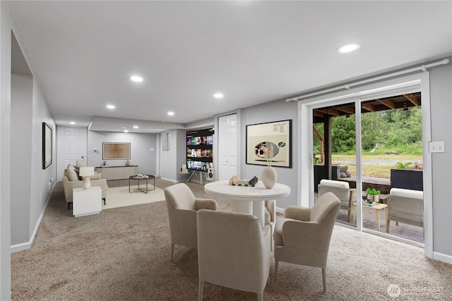 29319 132nd Ave E, Graham, WA 98338 - dining area featuring carpet flooring and recessed lighting