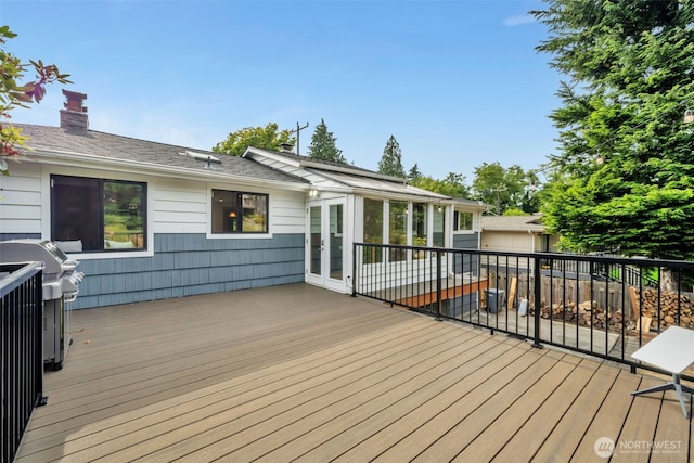 13102 16th Ave SW, Burien, WA 98146 - wooden deck with grilling area