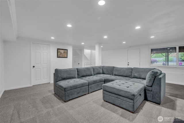 13102 16th Ave SW, Burien, WA 98146 - living room with recessed lighting and baseboards
