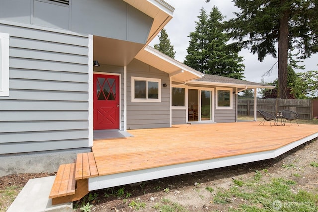 150 Sunland Dr, Sequim, WA 98382 - view of deck
