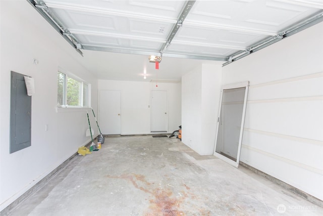 150 Sunland Dr, Sequim, WA 98382 - garage with electric panel and a garage door opener