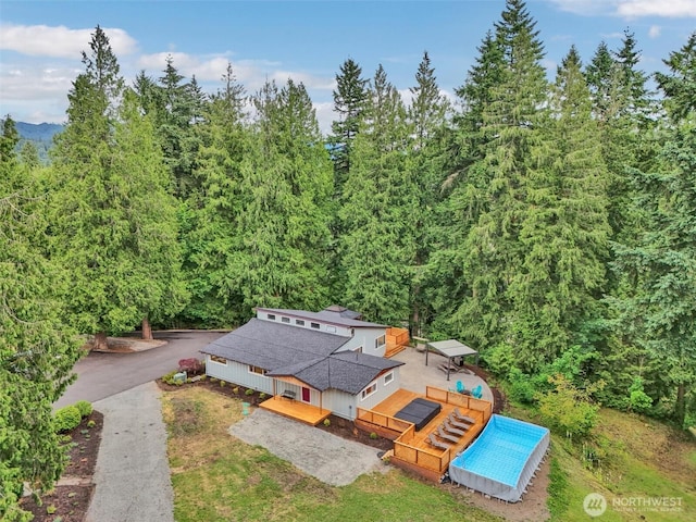 16121 Cedar Grove Rd SE, Issaquah, WA 98027 - view from above of property with a forest