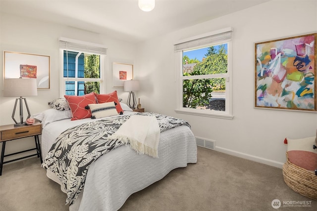 6045 36th Ave SW, Seattle, WA 98126 - bedroom featuring carpet and multiple windows