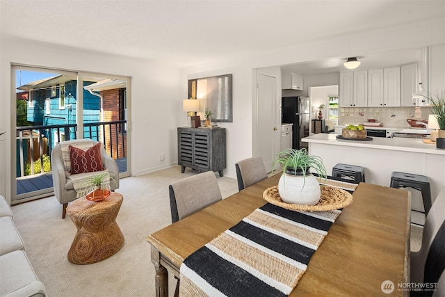 6045 36th Ave SW, Seattle, WA 98126 - dining space featuring light carpet