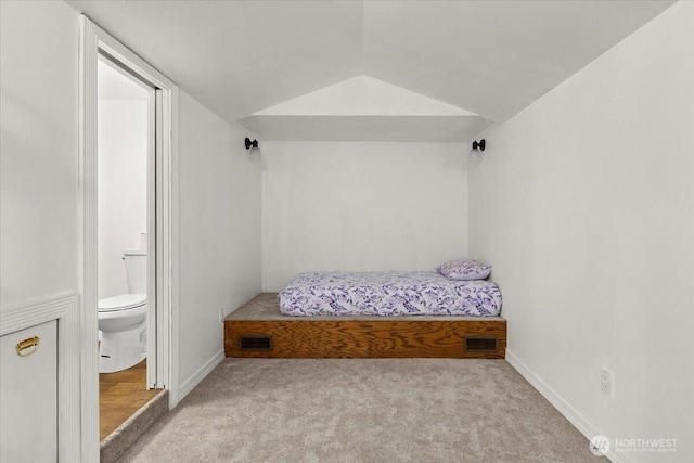 18020 SE 146th St, Renton, WA 98059 - carpeted bedroom with vaulted ceiling and ensuite bath