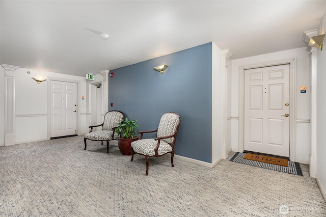 11011 NE 12th St Unit 501, Bellevue, WA 98004 - living area with carpet flooring