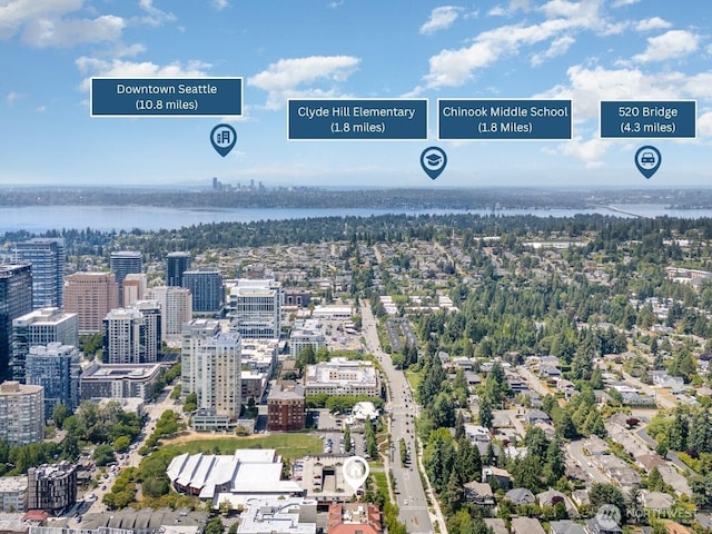 11011 NE 12th St Unit 501, Bellevue, WA 98004 - view of urban area with a nearby body of water